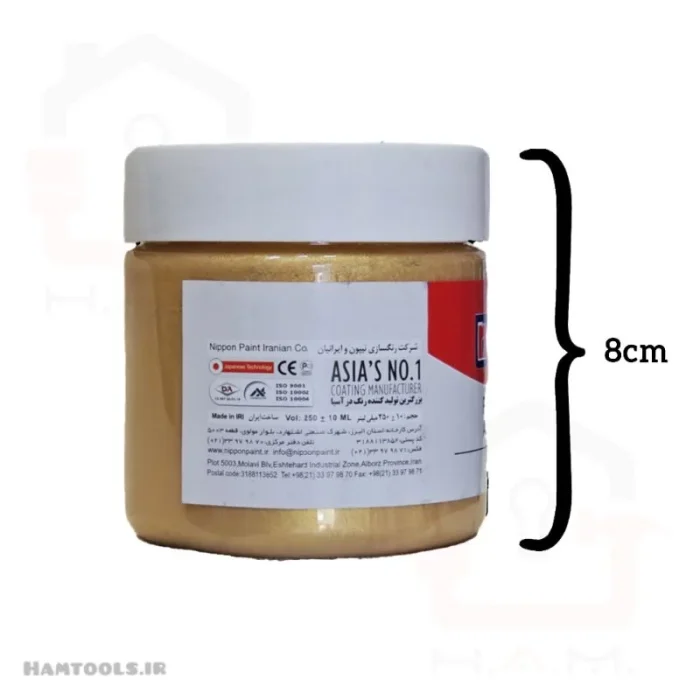 رنگ آکریلیک طلایی نیپون - تصویر 2