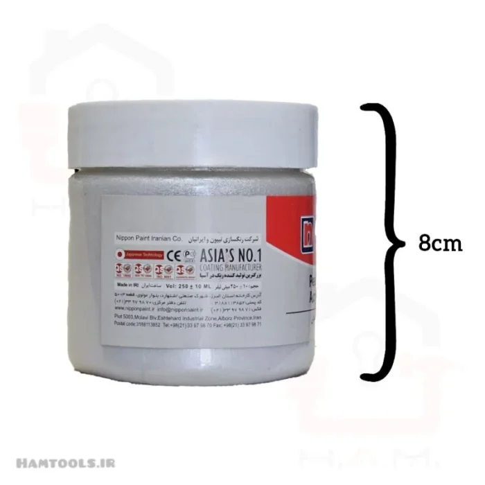 رنگ آکریلیک نقره ای نیپون - تصویر 2