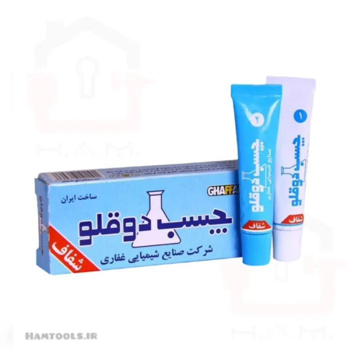 چسب دوقلو شفاف غفاری - تصویر 2