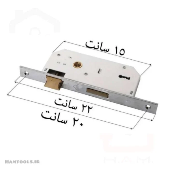 قفل کلیدی دلتا 6/5 سانتی - تصویر 3