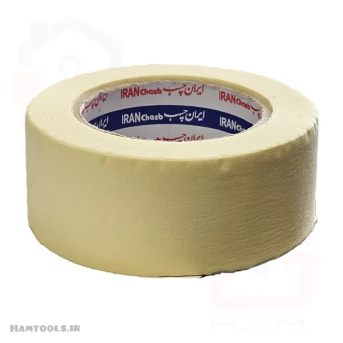 نوار چسب کاغذی پهن 4.8 سانتی ایران چسب - تصویر 1