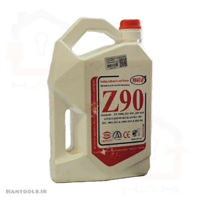 چسب آب بندی زد نود نانو Z90 محصول شرکت NSGCO چهار لیتری - تصویر 2