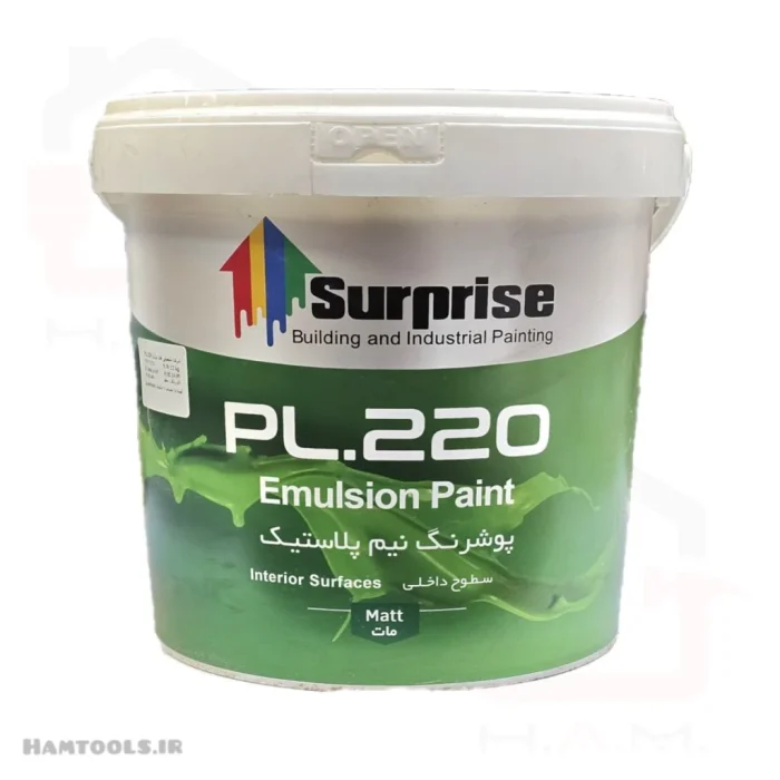 پوشرنگ مات نیم پلاستیک سوپرایز PL220 دبه - تصویر 1