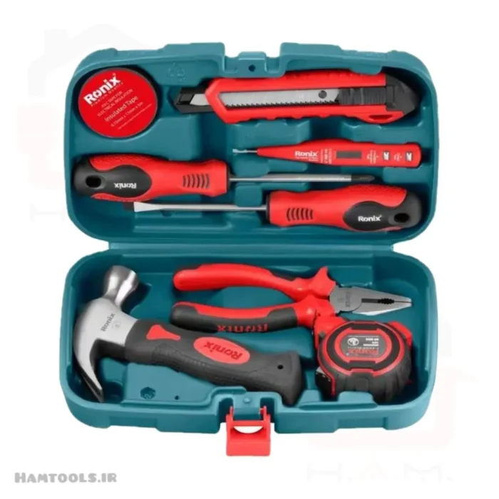 جعبه ابزار رونیکس RS-0002 با کیف BMC و ابزارهای دستی کاربردی