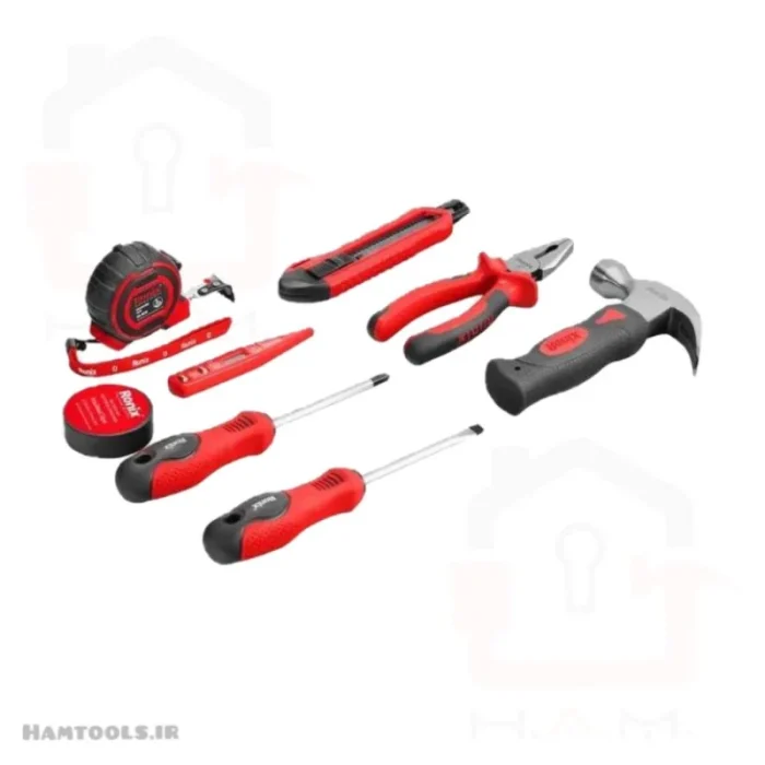 جعبه ابزار رونیکس RS-0002 با کیف BMC و ابزارهای دستی کاربردی