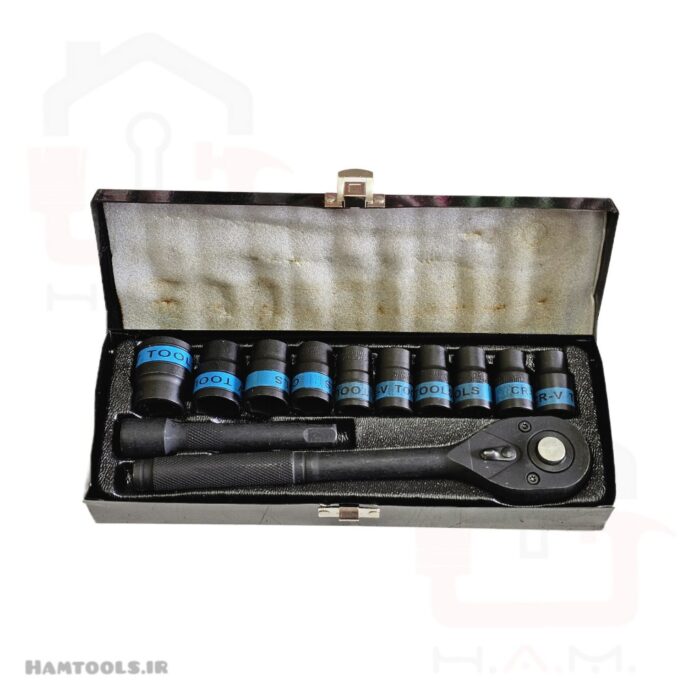 جعبه بکس 1/2 smtc tools 12 پارچه