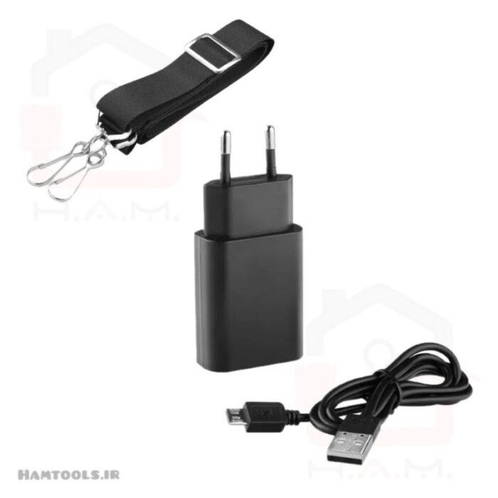 شارژر و بند چراغ قوه شارژی رونیکس RH-4255 با برد 1200 متر