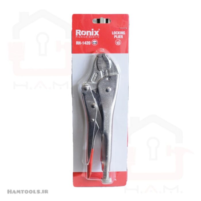 بسته بندی انبر قفلی رونیکس مدل RH-1420 سایز ۱۰ اینچ