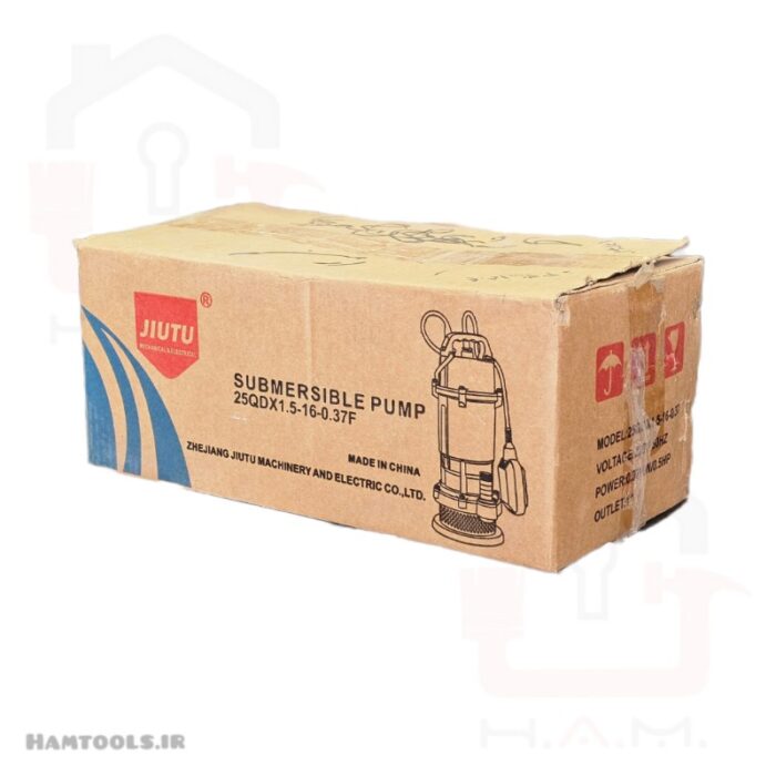 کارتن کفکش جیتو مدل 25QDX1.5-16-0-0.37F با فلوتر