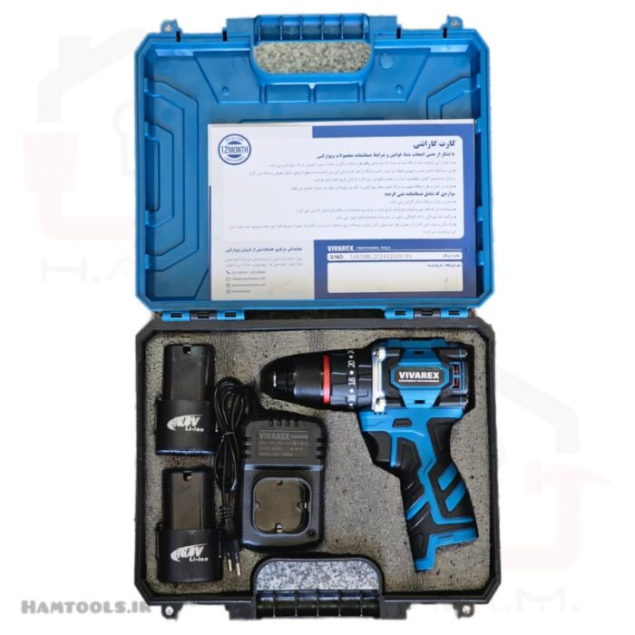 کیف و جعبه دریل شارژی ویوارکس مدل VR1682H-BL
