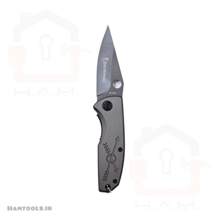 چاقو تاشو تمام فلزی BROWNING مدل F114