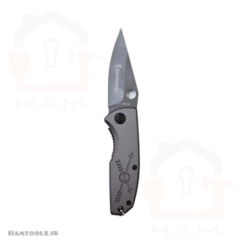 چاقو تاشو تمام فلزی BROWNING مدل F114