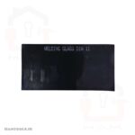 شیشه ماسک جوشکاری ماف فلکس سایز 100×50×3 میلیمتر مشکی DIN: 11