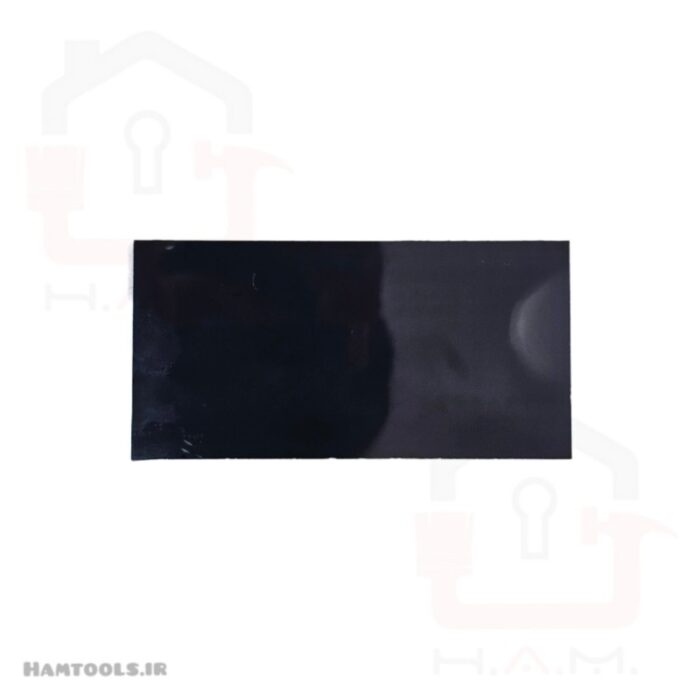 شیشه ماسک جوشکاری ماف فلکس سایز 100×50×3 میلیمتر مشکی