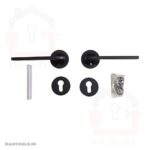 دستگیره دو تیکه گرد مشکی مات R35